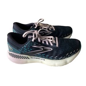 Brooks Womens Glycerin 20 1203701D499 Blue Running Cushion Shoes Sneakers Size 9